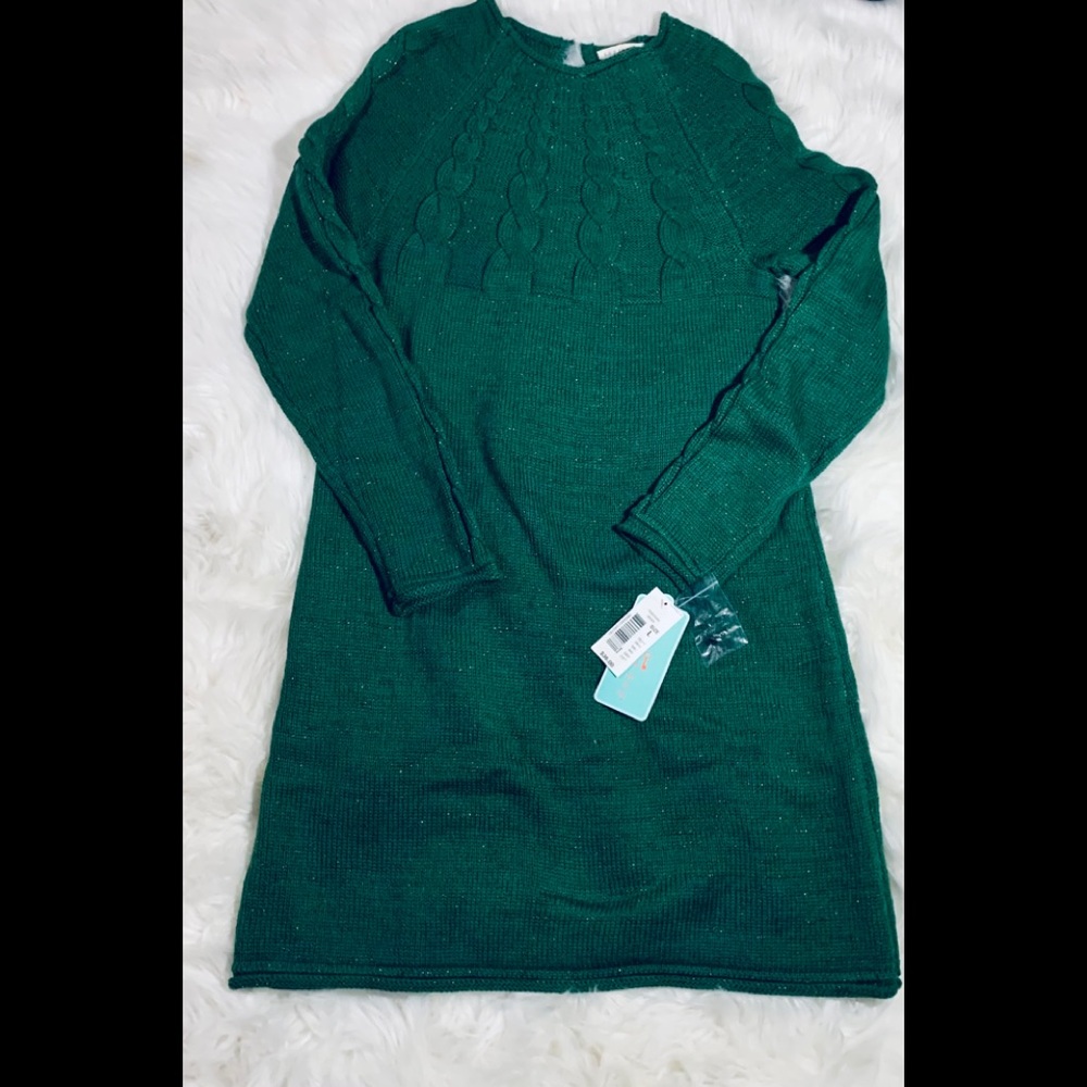 Holiday sweater dress